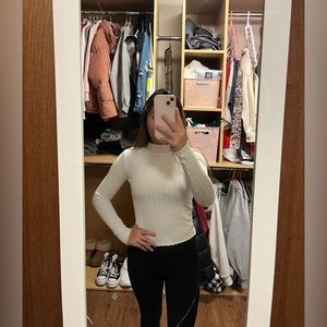 Forever 21 white turtle neck